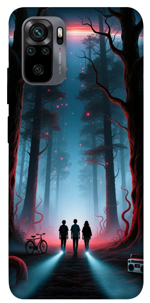 Чехол Kids in the forest для Xiaomi Redmi Note 10