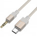 Фото Аудио кабель Aux Hoco UPA32B Clever digital (Type-C to AUX 3.5mm) (1m) (Gold) в магазине vchehle.ua