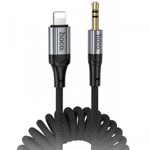 Аудіо кабель Aux Hoco UPA33A Nuevo (Lightning to AUX 3.5mm) (1.5m)