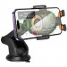 Фото Автотримач з БЗП Hoco HW34 Blue whale 3-axis linkage wireless 15W (center console) (Black) в маназині vchehle.ua