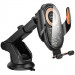 Купити Автотримач з БЗП Hoco HW34 Blue whale 3-axis linkage wireless 15W (center console) (Black) на vchehle.ua