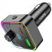 АЗУ FM модулятор Hoco E81 Fantasy PD30W+QC3.0 (1USB-A/1C) (Black) в магазине vchehle.ua