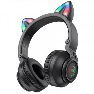 Накладні бездротові навушники Borofone BO18 Cat ear