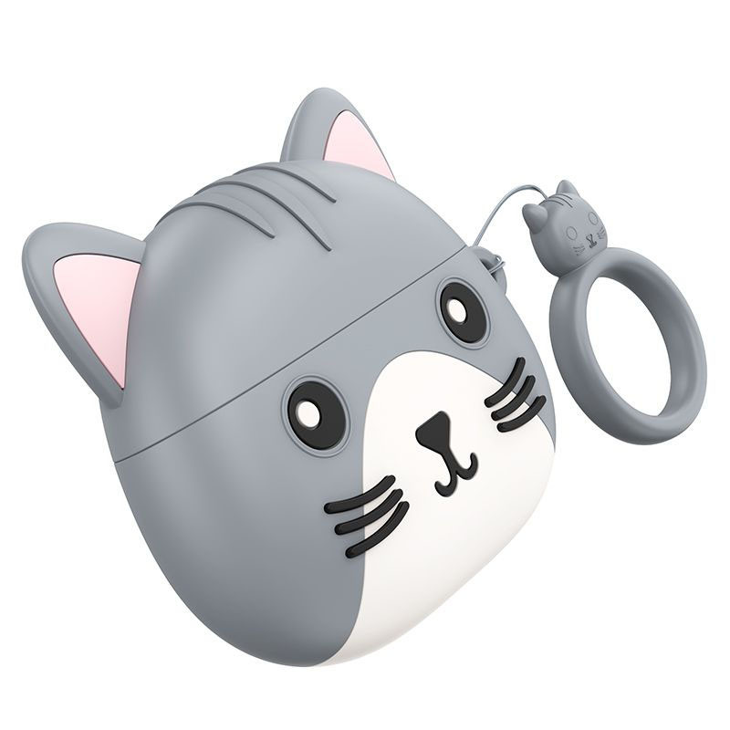 Фото Бездротові TWS навушники Hoco EW46 Cat Face Case (Mysterious Cat) на vchehle.ua