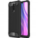 Броньований протиударний TPU+PC чохол Immortal на Xiaomi Redmi 9 (Чорний)