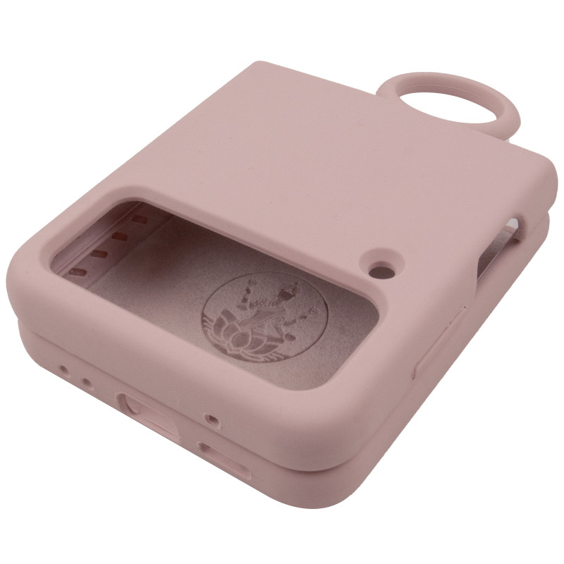Чохол Foldables Silicone Cover Lakshmi (AAA) на Samsung Galaxy Z Flip4 (Рожевий / Pink Sand) в магазині vchehle.ua