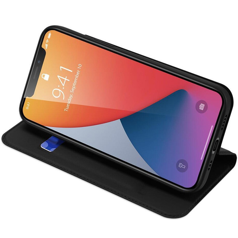 Купить Чехол-книжка Dux Ducis с карманом для визиток для Apple iPhone 11 (6.1") (Черный) на vchehle.ua