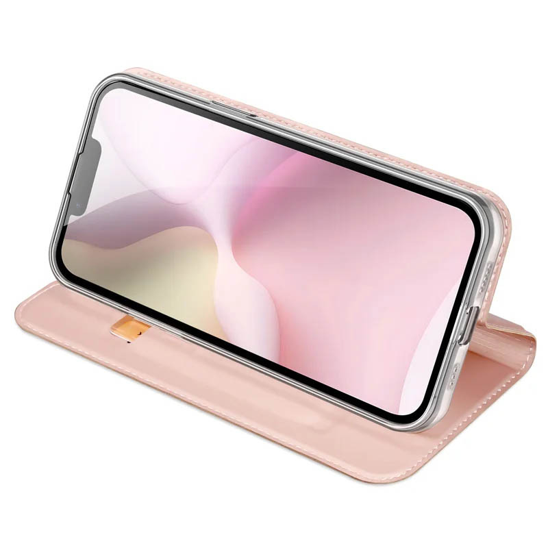 Купить Чехол-книжка Dux Ducis с карманом для визиток для Apple iPhone 16e / 17e (6.1") (Rose Gold) на vchehle.ua