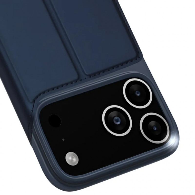 Купить Чехол-книжка Dux Ducis с карманом для визиток для Apple iPhone 17 Pro (6.3") (Синий) на vchehle.ua