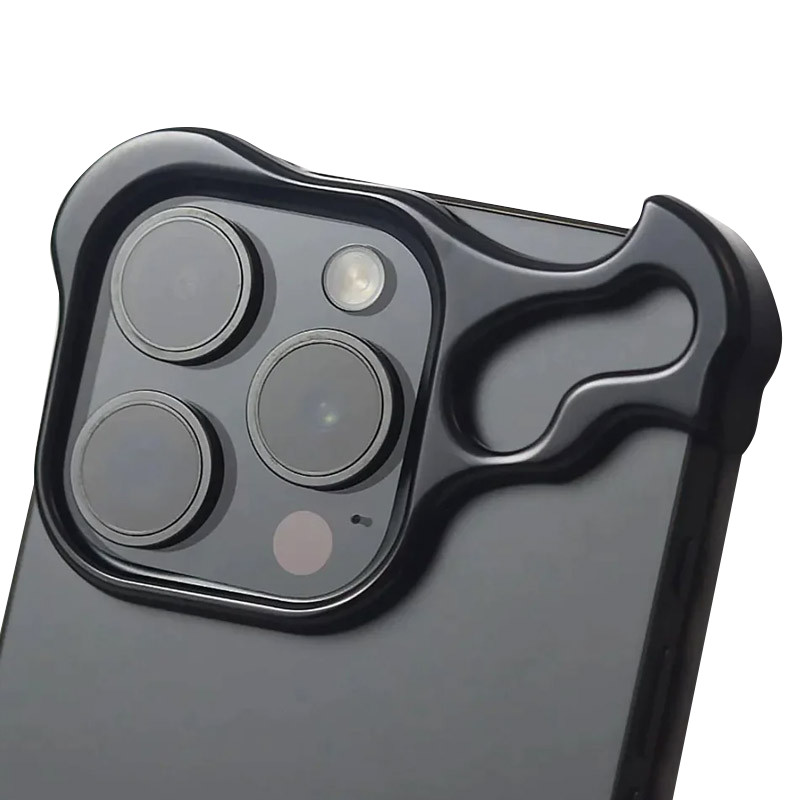Фото Чехол Minimalist Metal Bumper для Apple iPhone 17 Pro Max (6.9") (Black) на vchehle.ua