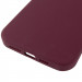 Купити Чохол Silk (AA) Logo with Magnetic Fit на Apple iPhone 13 (6.1") (Бордовий / Plum) на vchehle.ua