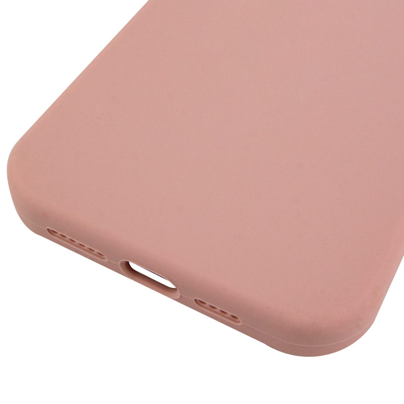 Купити Чохол Silk (AA) Logo with Magnetic Fit на Apple iPhone 13 Pro Max (6.7") (Рожевий / Pink Sand) на vchehle.ua