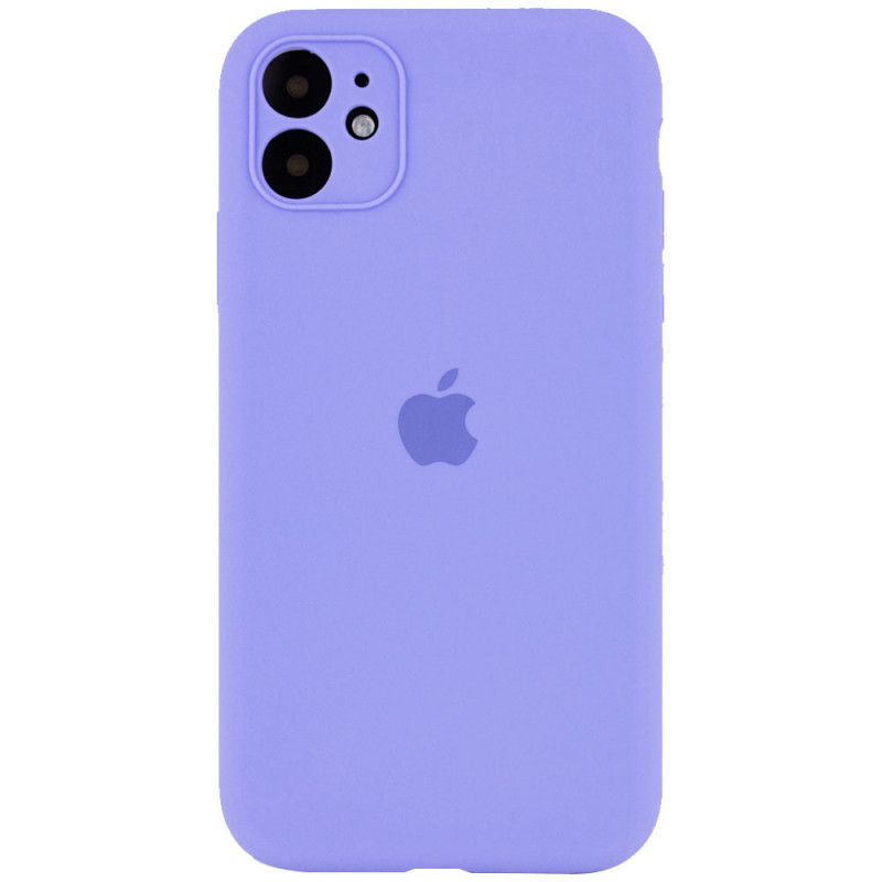 Чехол Silk Full Camera Protective (AA) для Apple iPhone 12 (6.1") (Сиреневый / Dasheen)