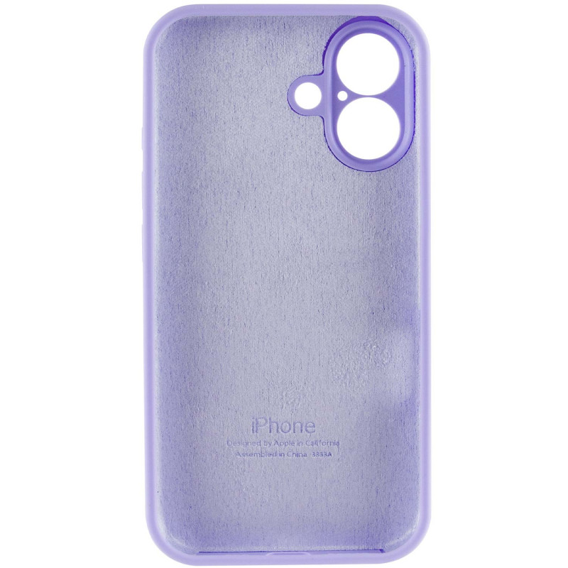 Купить Чехол Silk Full Camera Protective (AA) для Apple iPhone 16 Plus (6.7") (Сиреневый / Dasheen) на vchehle.ua