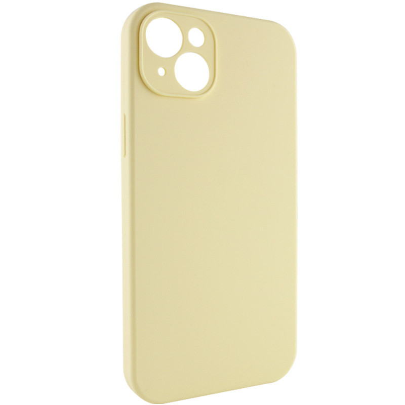 Фото Чехол Silk Full Camera Protective (AA) NO LOGO для Apple iPhone 13 (6.1") (Желтый / Mellow Yellow) на vchehle.ua