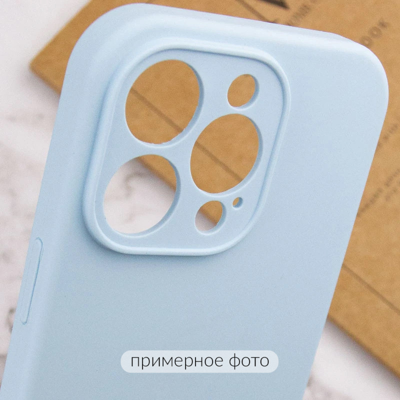 Чехол Silk Full Camera Protective (AA) NO LOGO для Apple iPhone 17 (6.3") (Голубой / Sweet Blue) в магазине vchehle.ua