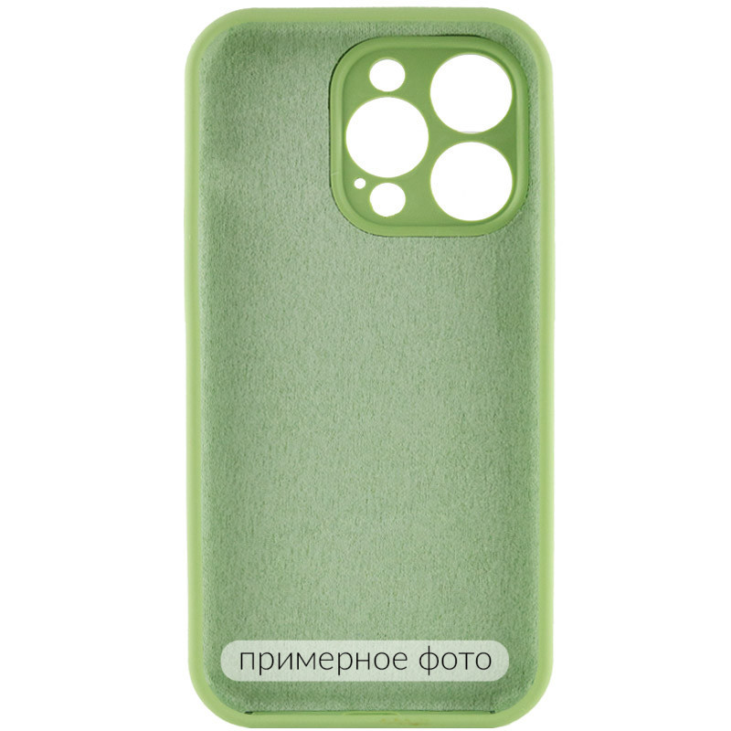 Фото Чехол Silk Full Camera Protective (AA) NO LOGO для Apple iPhone 17 (6.3") (Мятный / Mint) на vchehle.ua