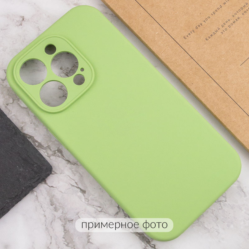 Фото Чохол Silk Full Camera Protective (AA) NO LOGO на Apple iPhone 17 Pro Max (6.9") (М'ятний / Mint) в маназині vchehle.ua