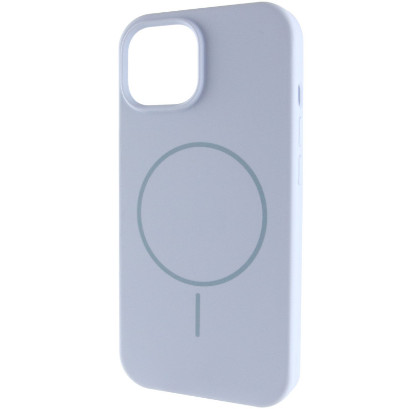 Чохол Silk Full Protective (AA) NO LOGO with Magnetic Fit на Apple iPhone 13 (6.1") (Блакитний / Lilac Blue)