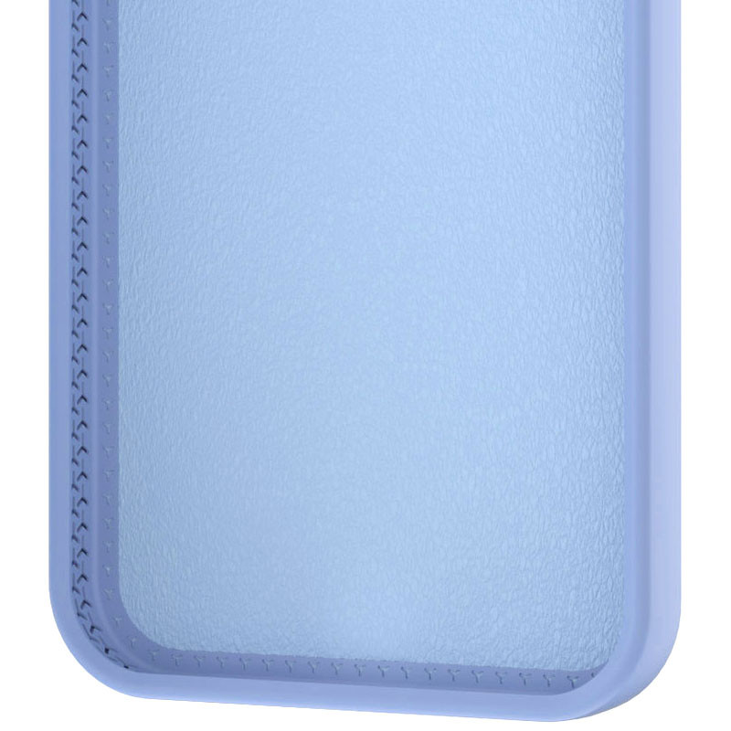 Фото Чехол Silk Full Protective with Ring для Apple iPhone 15 (6.1") (Blue) на vchehle.ua