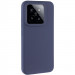 Чехол Silicone Cover Lakshmi (AAA) для Xiaomi 14 Pro (Темно-синий / Midnight blue)