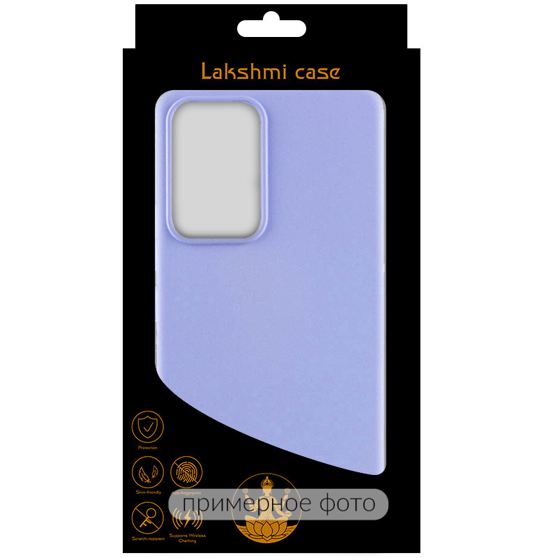 Чохол Silicone Cover Lakshmi (AAA) на Xiaomi Poco F7 (Бузковий / Dasheen) в магазині vchehle.ua