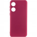 Чохол Silicone Cover Lakshmi Full Camera (A) на Oppo A58 4G (Бордовий / Marsala)