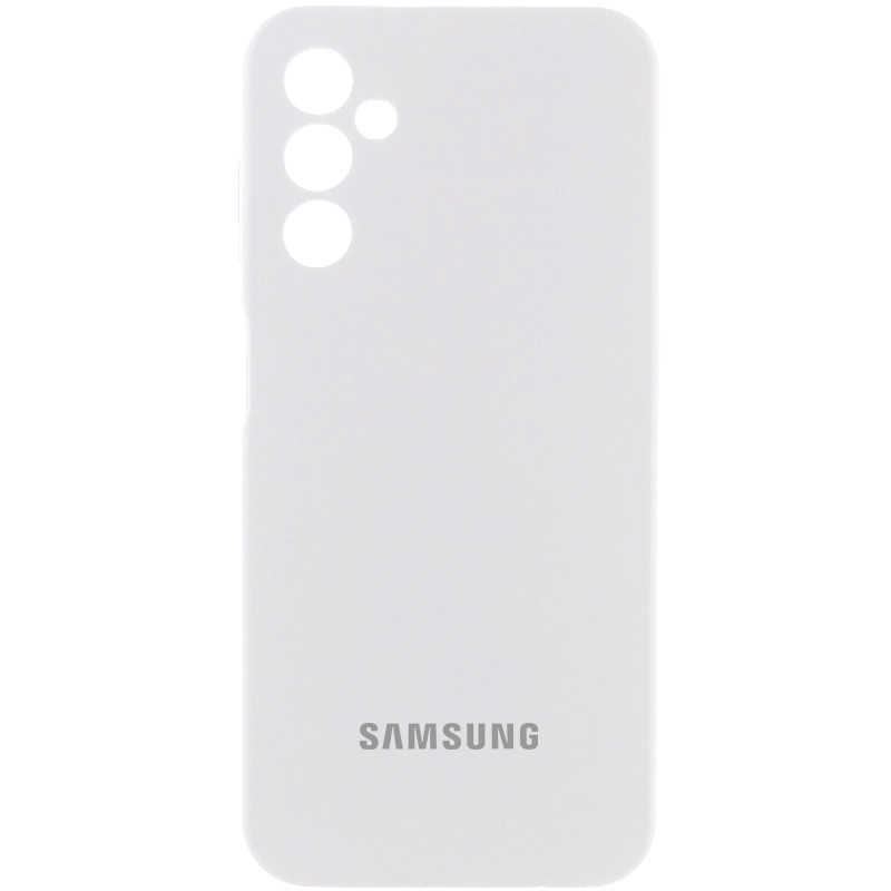 Чехол Silicone Cover Lakshmi Full Camera (AA) with logo для Samsung Galaxy A15 4G/5G / M15 5G (Белый / White)