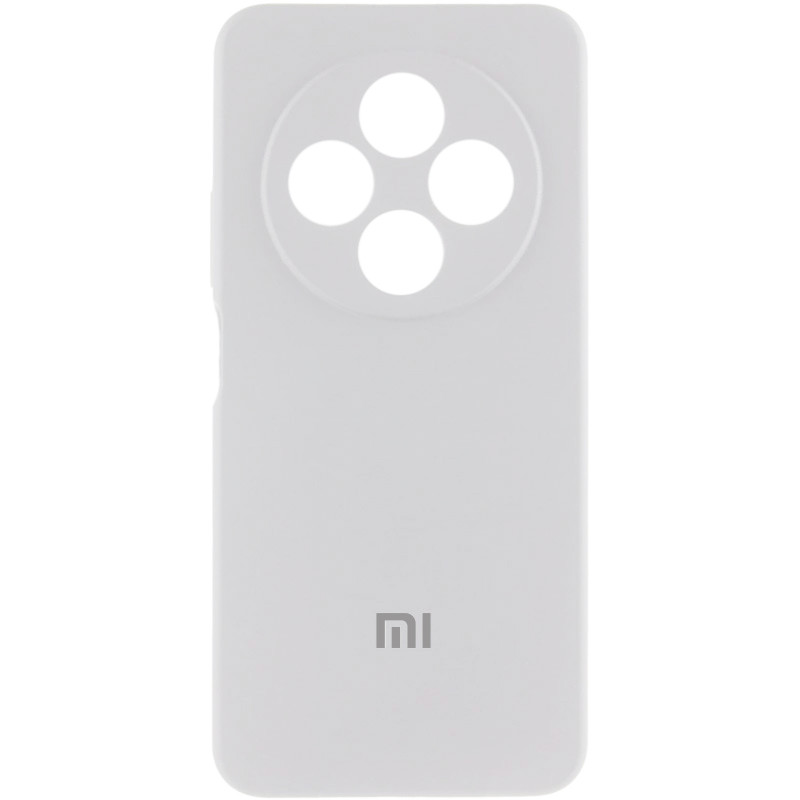Чохол Silicone Cover Lakshmi Full Camera (AA) with logo на Xiaomi Redmi 14C / Poco C75 (Білий / White)