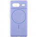 Чехол Silicone Cover Lakshmi Full Camera (AA) with Magnetic Fit для Google Pixel 7 (Сиреневый / Dasheen)