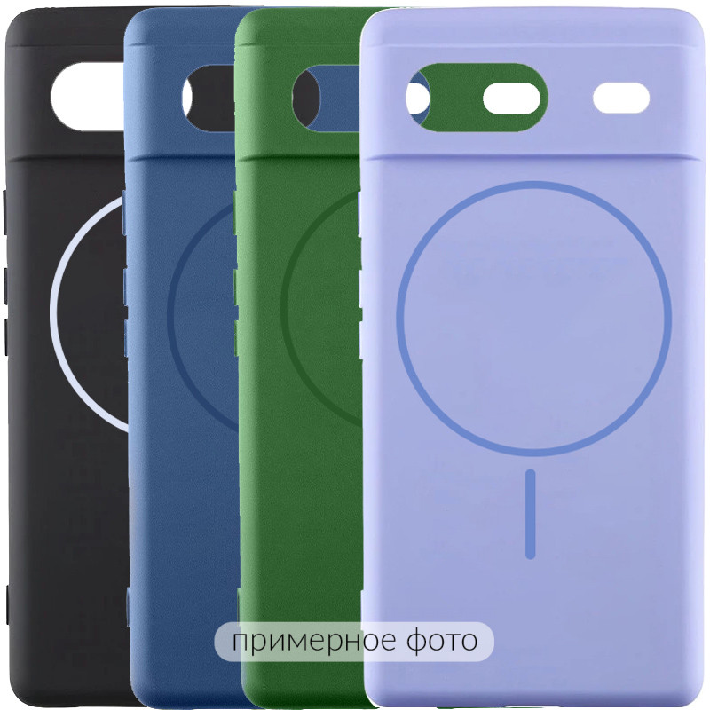 Чохол Silicone Cover Lakshmi Full Camera (AA) with Magnetic Fit на Google Pixel 8
