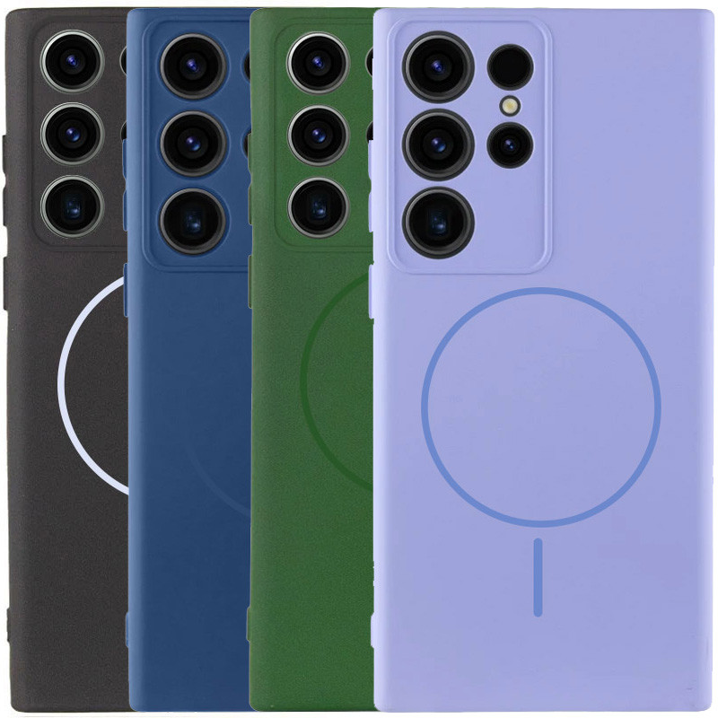 Чехол Silicone Cover Lakshmi Full Camera (AA) with Magnetic Fit для Samsung Galaxy S23 Ultra