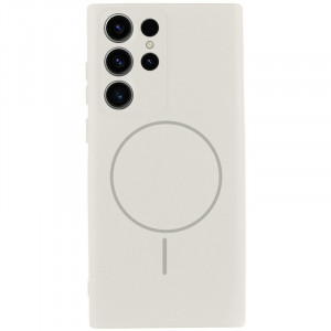 Чохол Silicone Cover Lakshmi Full Camera (AA) with Magnetic Fit на Samsung Galaxy S23 Ultra