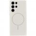 Чехол Silicone Cover Lakshmi Full Camera (AA) with Magnetic Fit для Samsung Galaxy S23 Ultra (Белый / White)