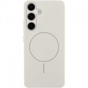 Чехол Silicone Cover Lakshmi Full Camera (AA) with Magnetic Fit для Samsung Galaxy S24 FE