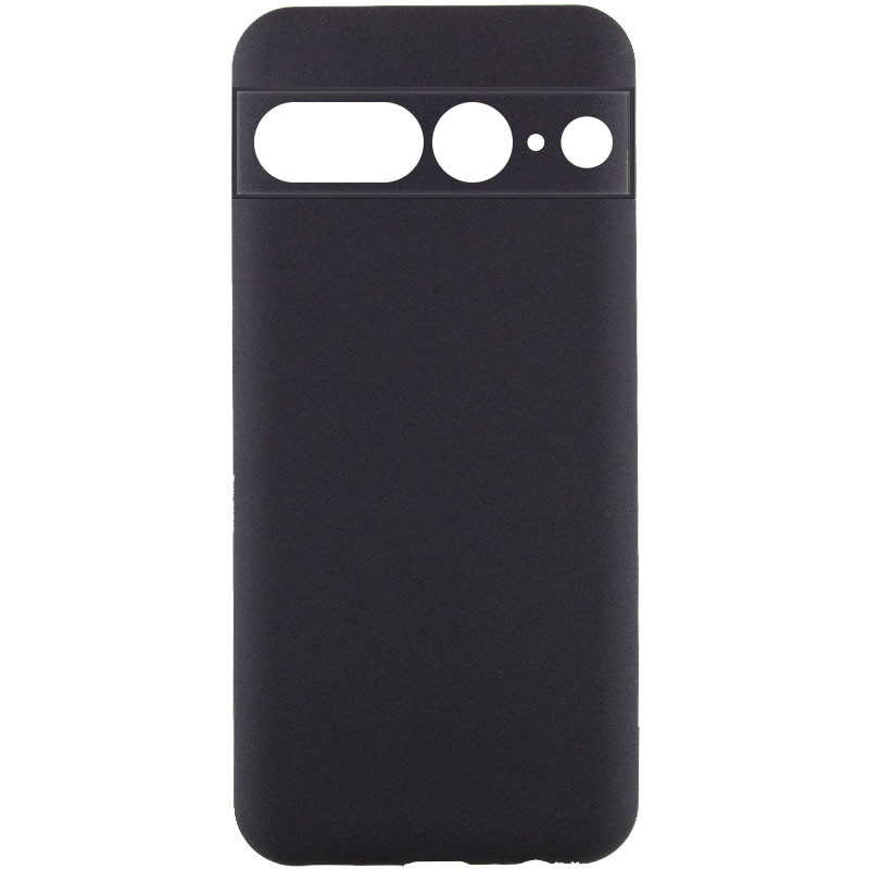 Чехол Silicone Cover Lakshmi Full Camera (AAA) для Google Pixel 7 Pro (Черный / Black)