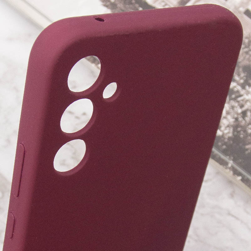 Замовити Чохол Silicone Cover Lakshmi Full Camera (AAA) на Samsung Galaxy A34 5G (Бордовий / Plum) на vchehle.ua