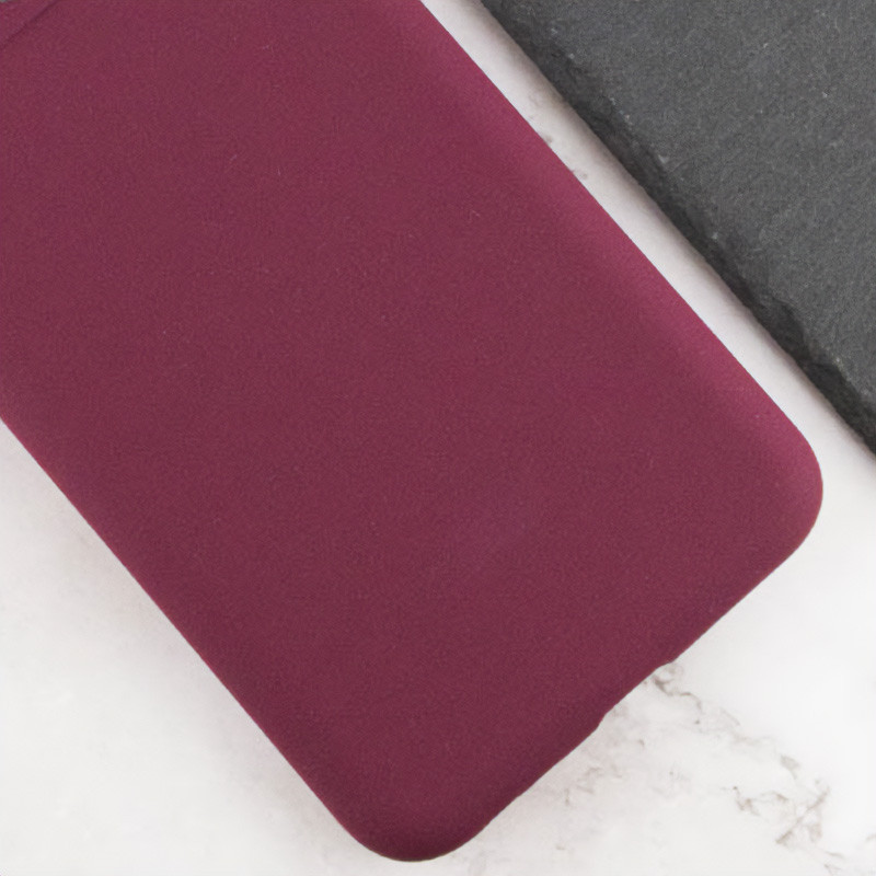 Фото Чехол Silicone Cover Lakshmi Full Camera (AAA) для Xiaomi Redmi 10C (Бордовый / Plum) на vchehle.ua
