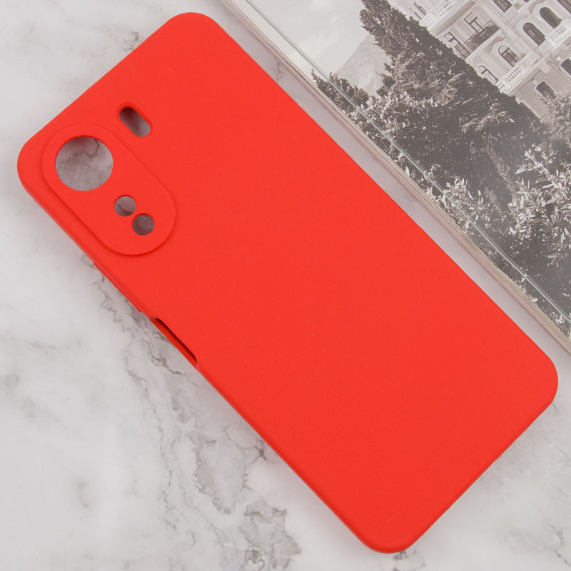 Фото Чохол Silicone Cover Lakshmi Full Camera (AAA) на Xiaomi Redmi 13C / Poco C65 (Червоний / Red) на vchehle.ua