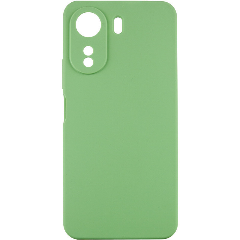 Чохол Silicone Cover Lakshmi Full Camera (AAA) на Xiaomi Redmi 13C / Poco C65 (М'ятний / Mint)