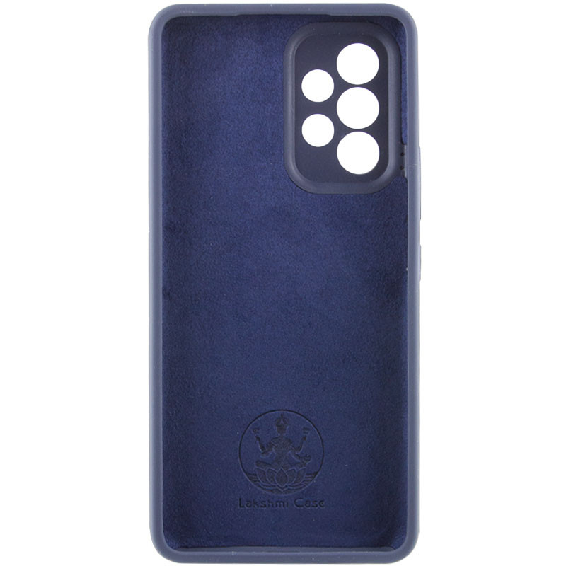 Фото Чехол Silicone Cover Lakshmi Full Camera (AAA) with Logo для Samsung Galaxy A33 5G (Темно-синий / Midnight blue) на vchehle.ua