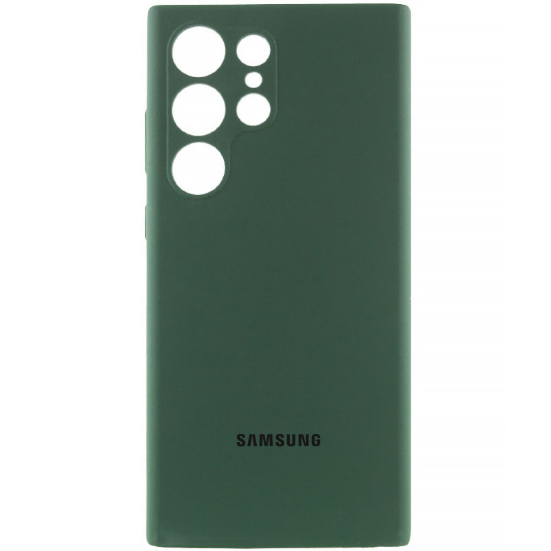 Чехол Silicone Cover Lakshmi Full Camera (AAA) with Logo для Samsung Galaxy S24 Ultra