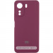 Чехол Silicone Cover Lakshmi Full Camera (AAA) with Logo для Xiaomi Redmi Note 14 4G (Int. version) (Бордовый / Plum)