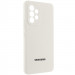 Чехол Silicone Cover Lakshmi Full Camera (AAA) with Logo для Samsung Galaxy A33 5G (Белый / White)