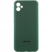 Чехол Silicone Cover Lakshmi Full Camera (AAA) with Logo для Samsung Galaxy A05 (Зеленый / Cyprus Green)