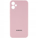 Чехол Silicone Cover Lakshmi Full Camera (AAA) with Logo для Samsung Galaxy A05 (Розовый / Pink Sand)