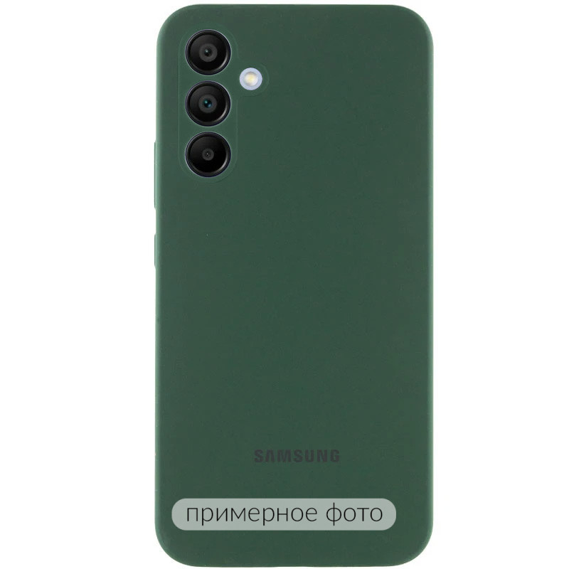 Фото Чохол Silicone Cover Lakshmi Full Camera (AAA) with Logo на Samsung Galaxy S25 Edge (Зелений / Cyprus Green) на vchehle.ua