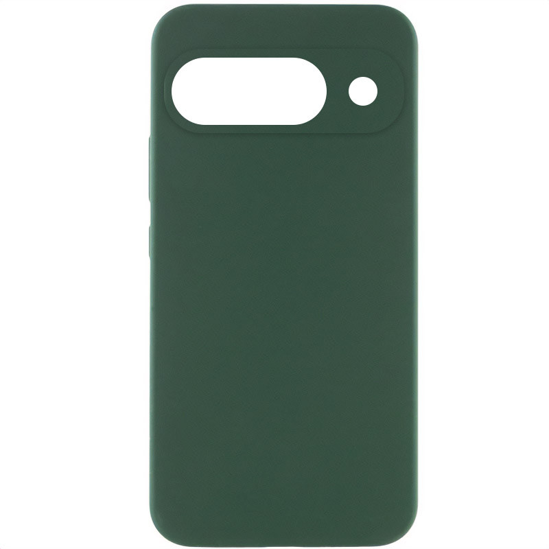 Чохол Silicone Cover Ummi Lakshmi Full Camera (AA) на Google Pixel 9a (Зелений / Dark green)