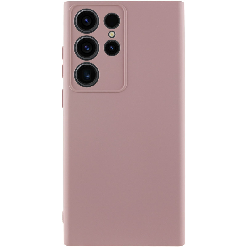 Чехол Silicone Cover Ummi Lakshmi Full Camera (AA) для Samsung Galaxy S24 Ultra (Розовый / Pink Sand)