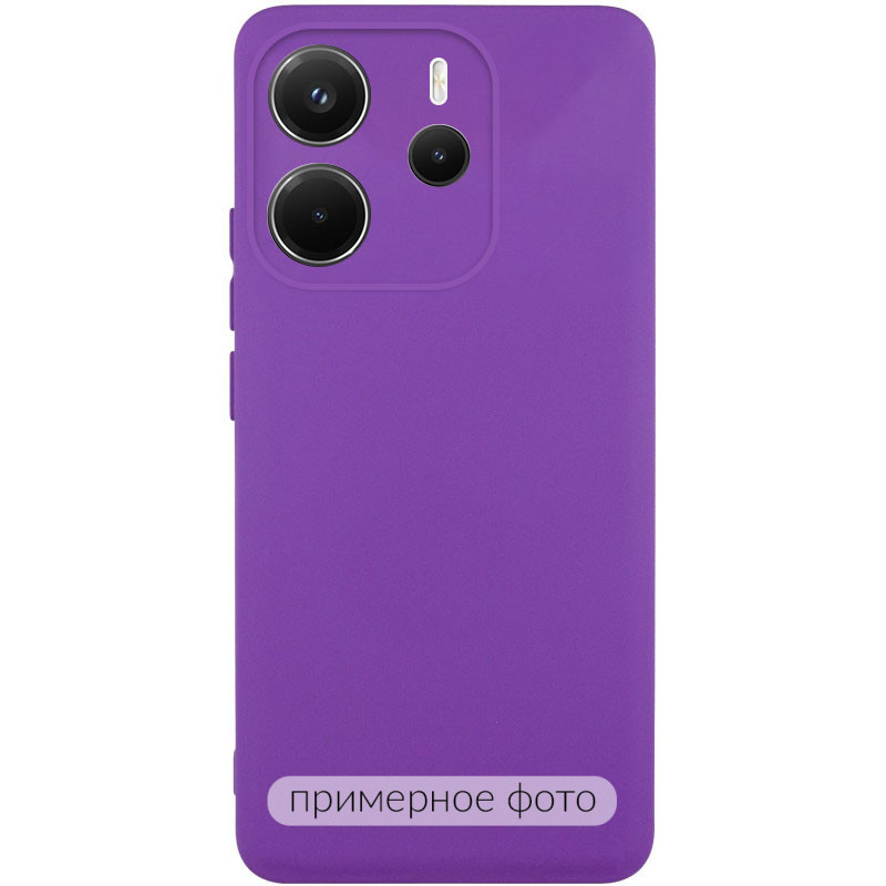 Чехол Silicone Cover Ummi Lakshmi Full Camera (AA) для Xiaomi Redmi Note 14 Pro 4G/5G (Фиолетовый / Purple)